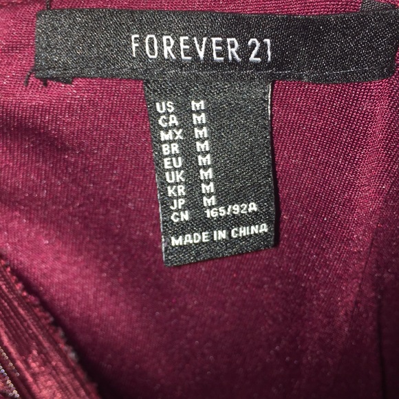 Fit and Flare Red Mini Dress - Picture 2 of 2